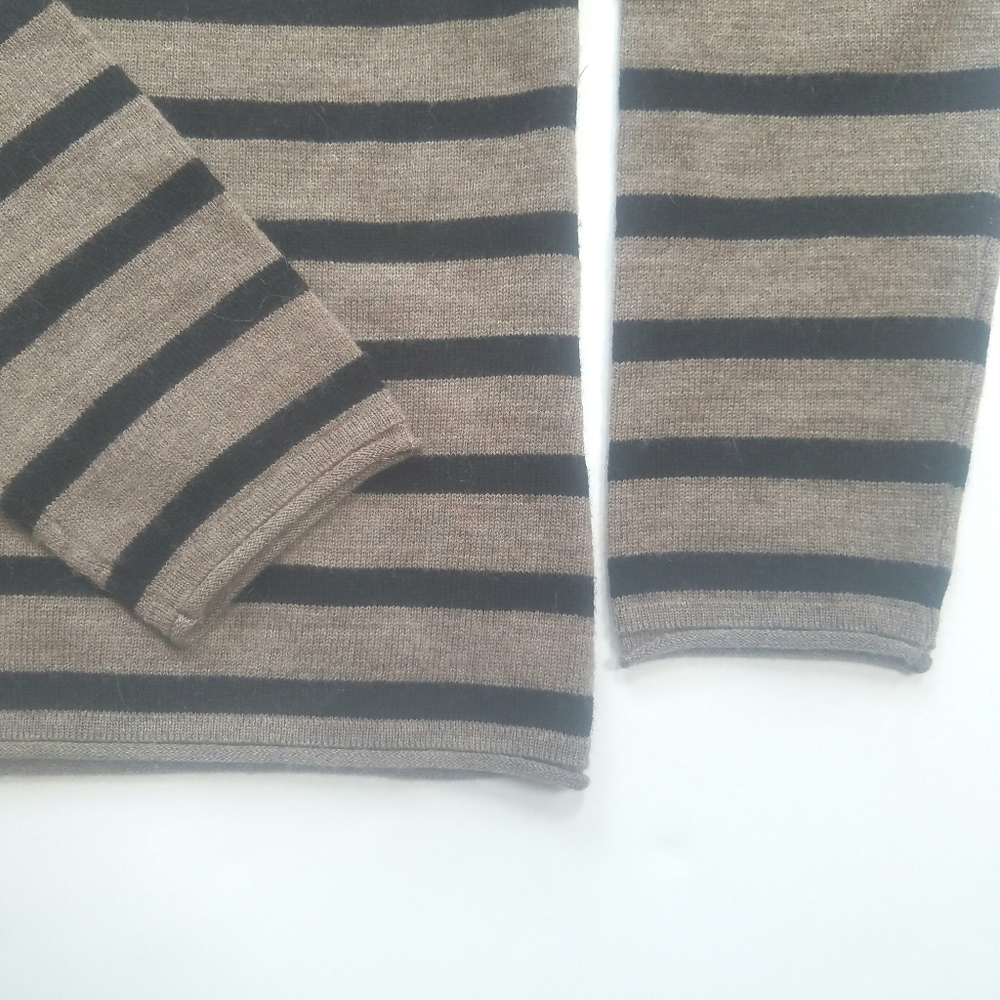 Brunella Gori Italian Wool Striped Sweater - Picture 6 of 9
